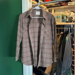 A&F Thick Plaid Over Shirt
